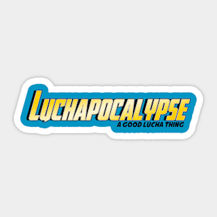 Luchapocalypse Logo Sticker